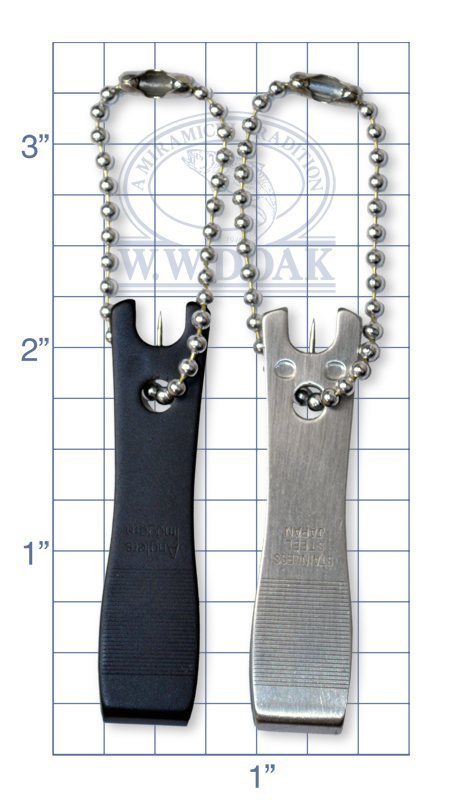 Angler's Image Nippers - Black - ACCALT