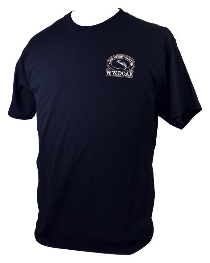 W. W. Doak Embroidered T-Shirt - Black