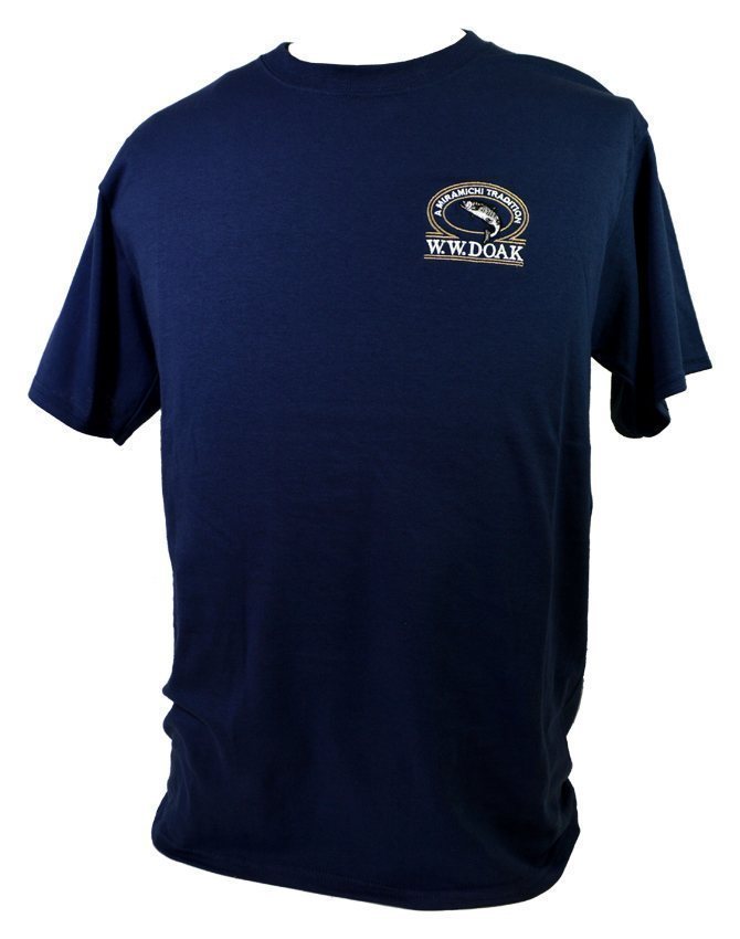 W. W. Doak Embroidered T-Shirt - Navy