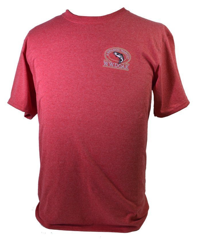 W. W. Doak Embroidered T-Shirt - Red Heather