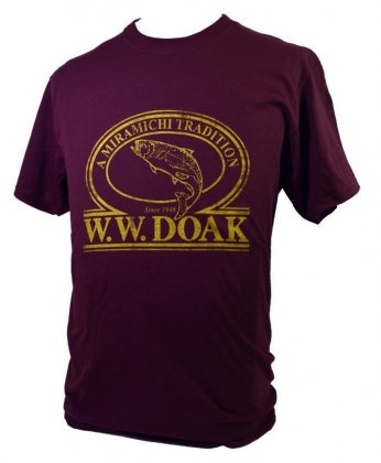 W. W. Doak Logo T-Shirt<br>Burgundy