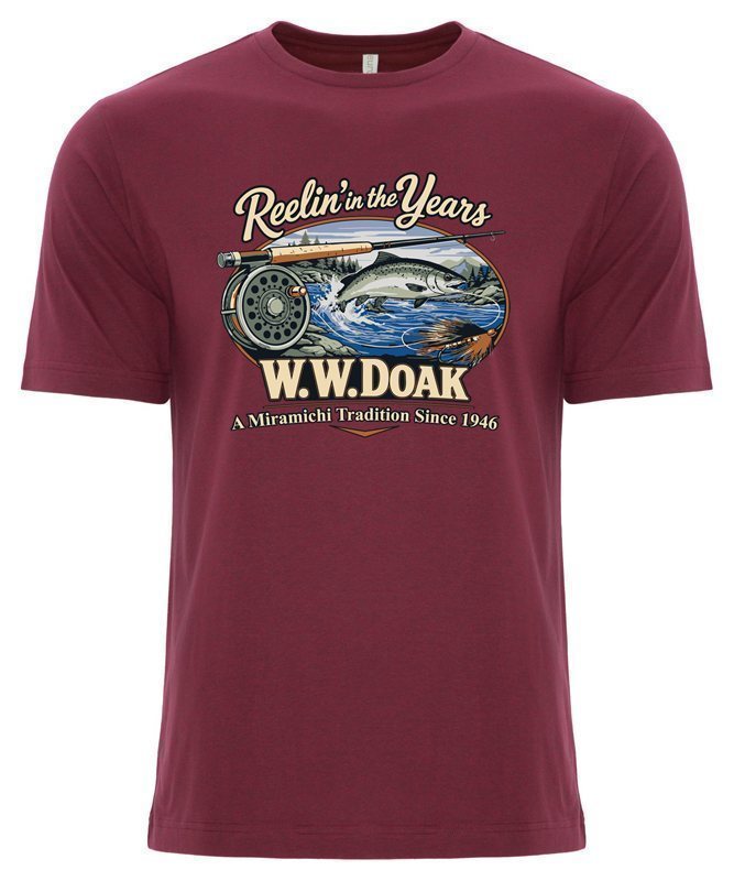 Reelin' In The Years T-Shirt - Men's - Cardinal Heather