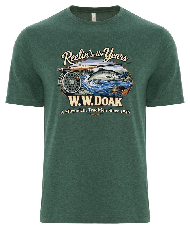Reelin' In The Years T-Shirt - Men's - Forest Heather