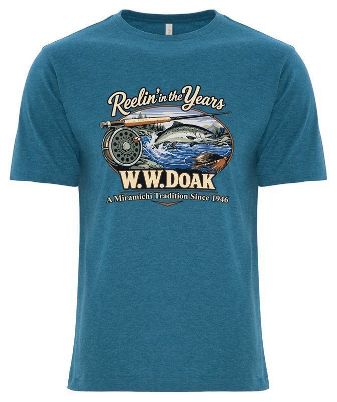 Reelin' In The Years T-Shirt - Men's - Teal Heather