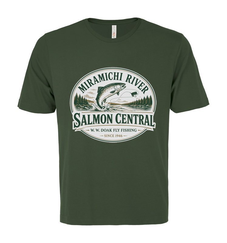 Salmon Central T-Shirt - Forest
