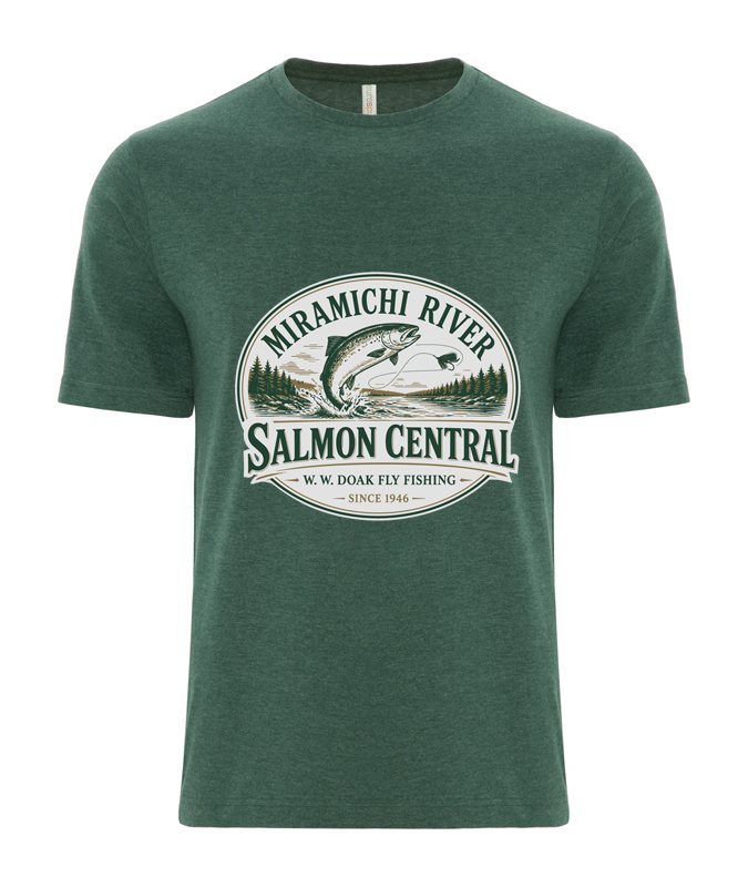 Salmon Central T-Shirt - Forest Heather