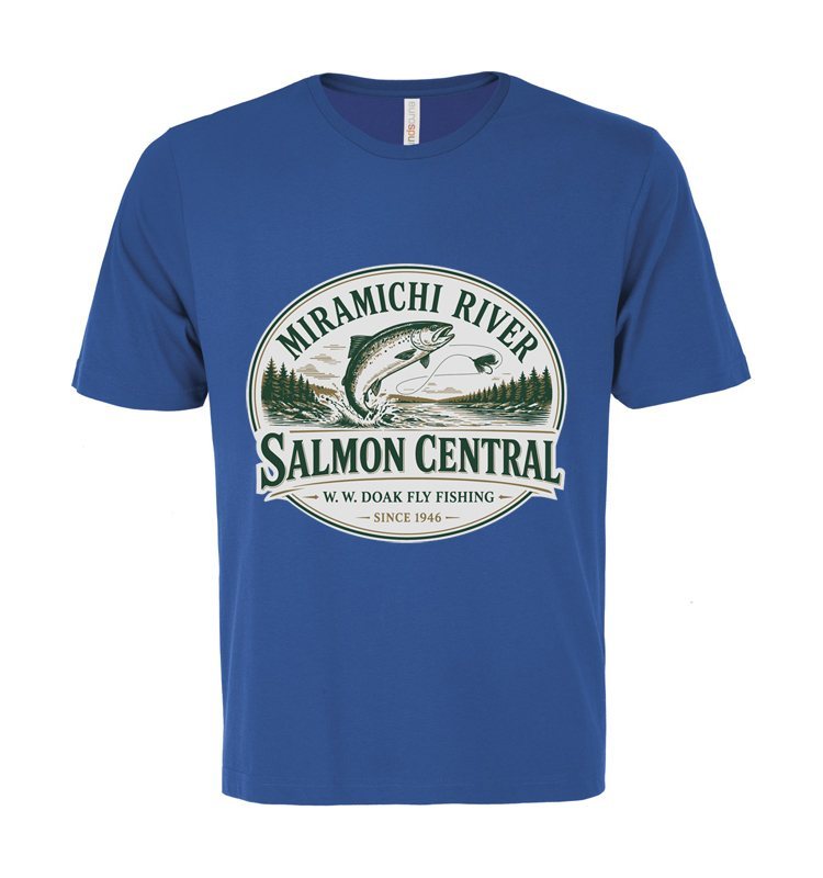 Salmon Central T-Shirt - Royal