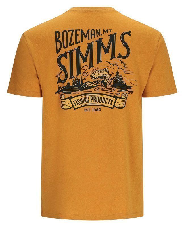 Simms Bozeman Scene T-Shirt - Buckhorn Heather