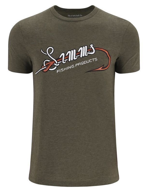 Simms Hook & Loop T-Shirt - Military Heather