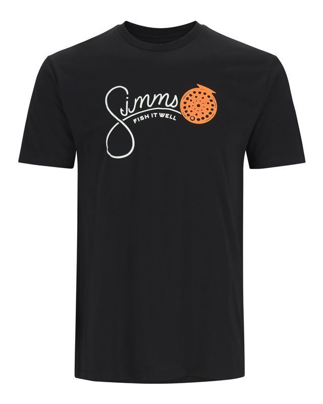 Simms Reel T-Shirt - Black