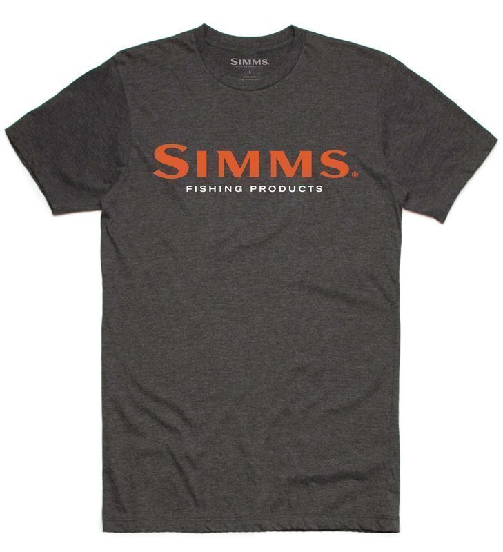 Simms Logo T-Shirt - Charcoal Heather