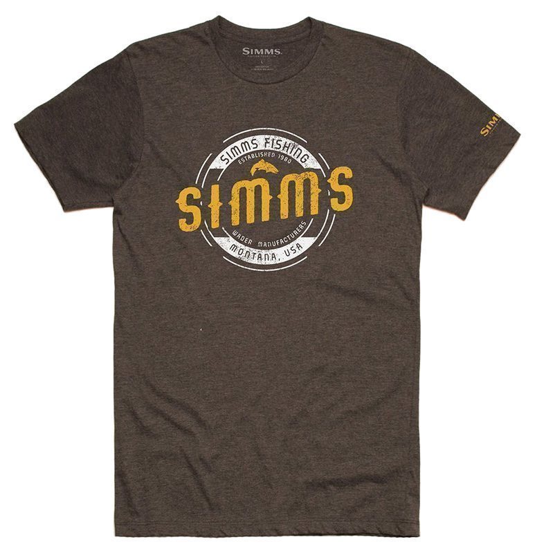 Simms Wader MT T-Shirt - Brown Heather