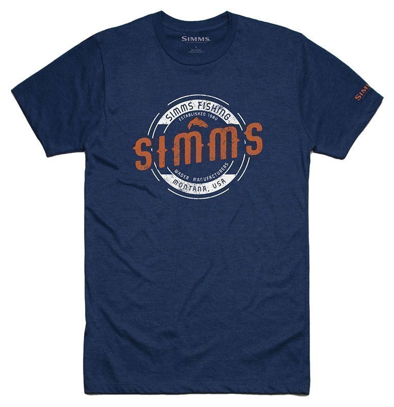 Simms Wader MT T-Shirt - Navy Heather