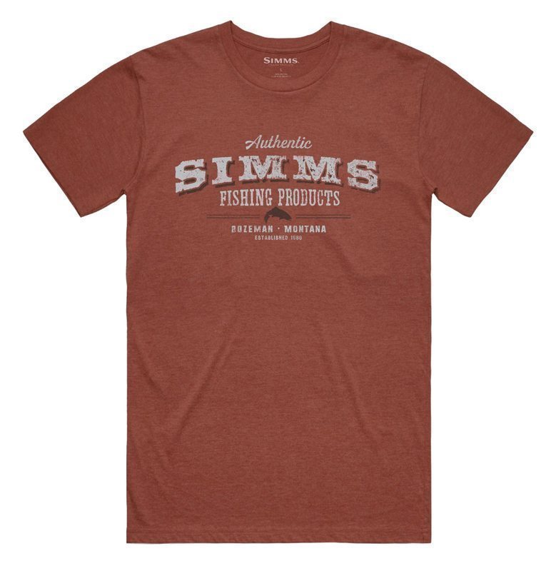 Simms Working Class T-Shirt - Red Clay Heather