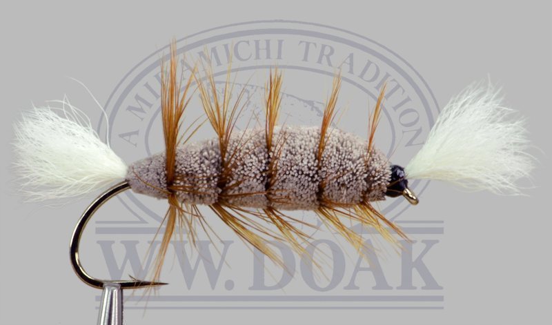 Brown Bomber - Brown Hackle - White Tail