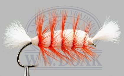 White Body<br>Orange Hackle