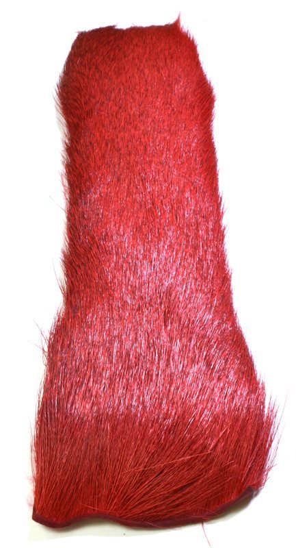 Deer Hair Strip - Red