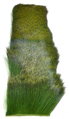 Deer Hair Strip<br>Green
