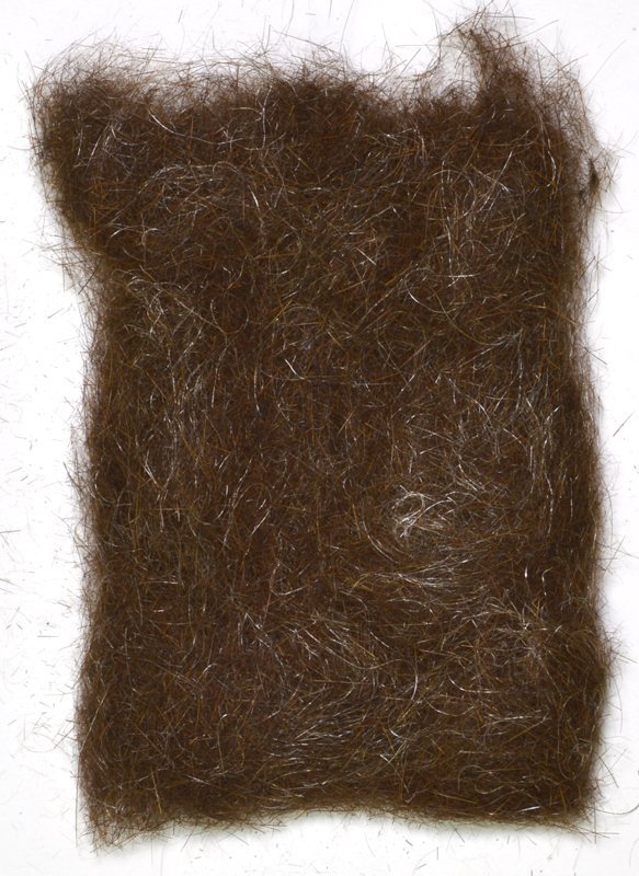 Hareline Hare's Ear Dubbing with Antron - Chocolate Brown