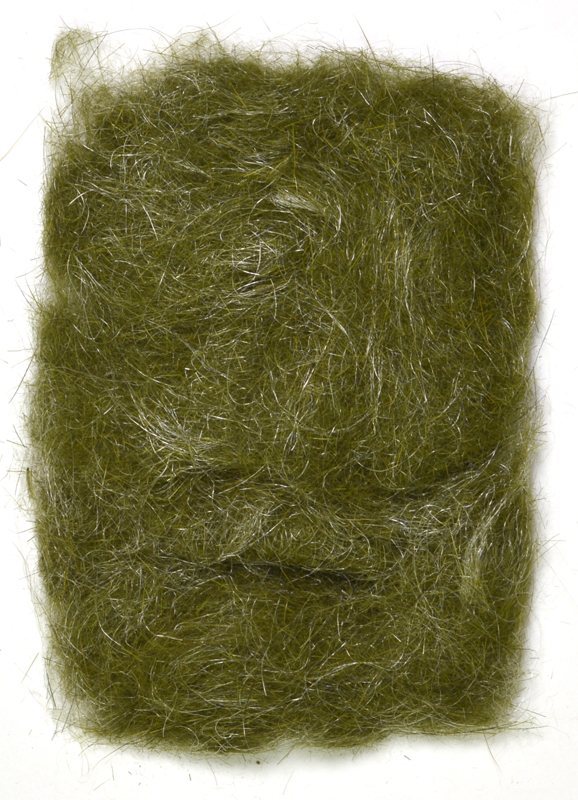 Hareline Hare's Ear Dubbing with Antron - Dark Olive
