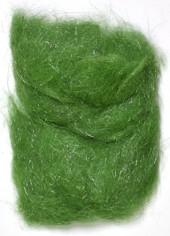 Hareline Hare's Ear Dubbing with Antron - Insect Green