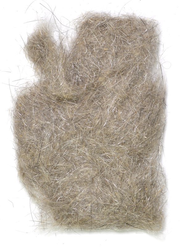 Hareline Hare's Ear Dubbing with Antron - Natural Hare's Ear