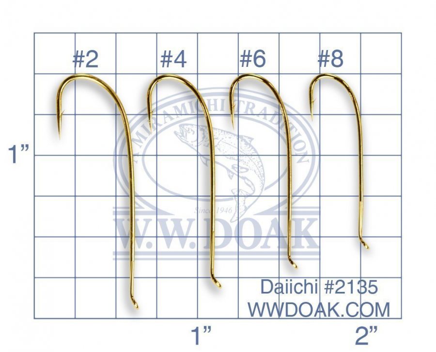 Daiichi #2135 "Bob Veverka" Hook - Gold - per 10
