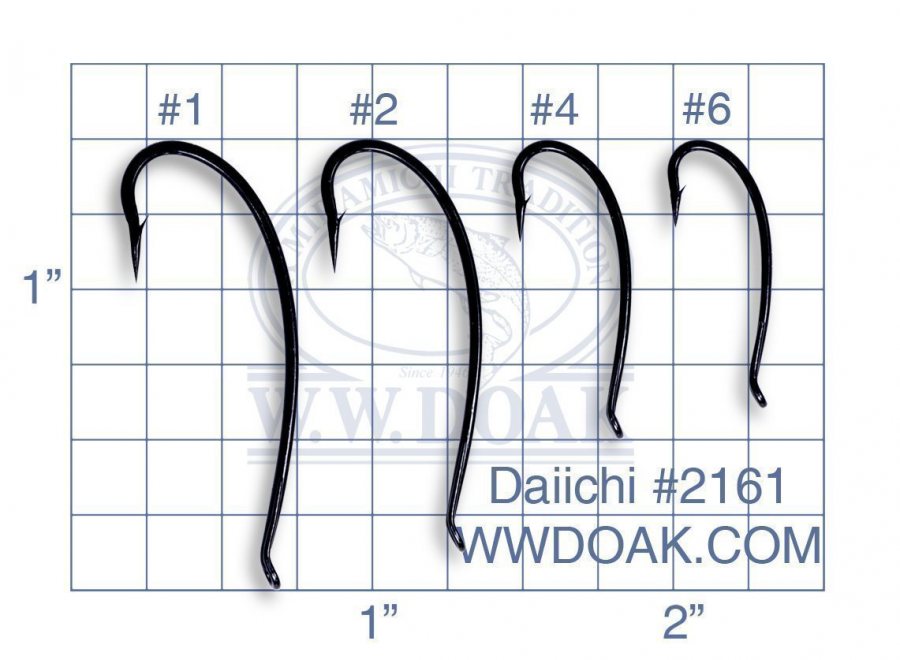 Daiichi #2161 Salmon Hook - Size 2 - per 10