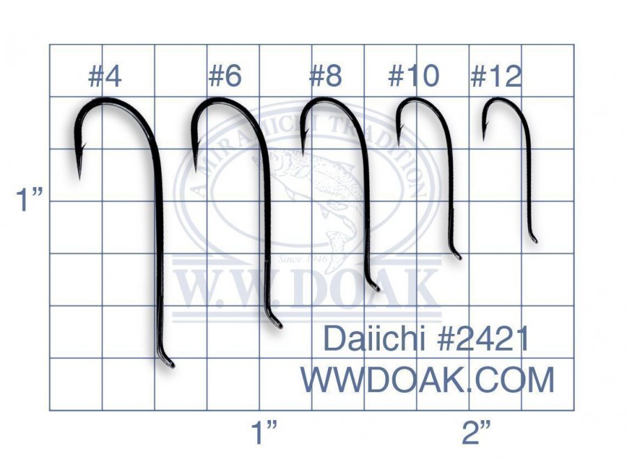 Daiichi #2421 Low Water Hook - per 100