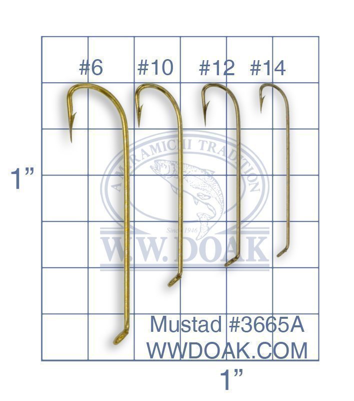 Mustad #3665A Hooks - per 100