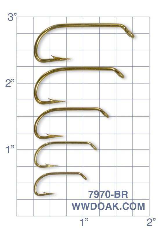 Mustad #7970-BR Hooks - per 25