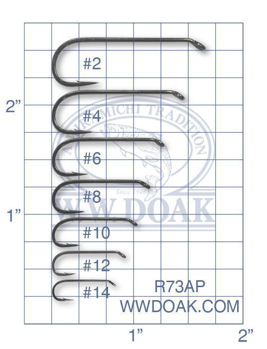 Mustad Heritage Hook - per 25 - R73AP