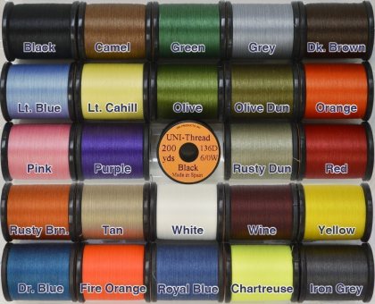 UNI 6/0 Thread - Waxed
