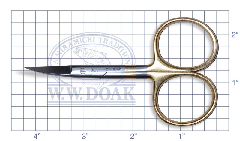 Dr. Slick All Purpose Scissors - 4" - Curved - SAPC4G