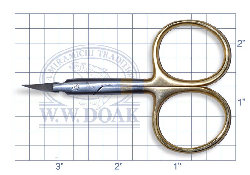 Dr. Slick Arrow Scissors - 3.5" - Curved - SAC35G