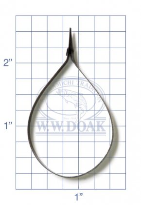 Teardrop Hackle Pliers