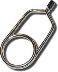 English Hackle Pliers<br>Rubber Tip