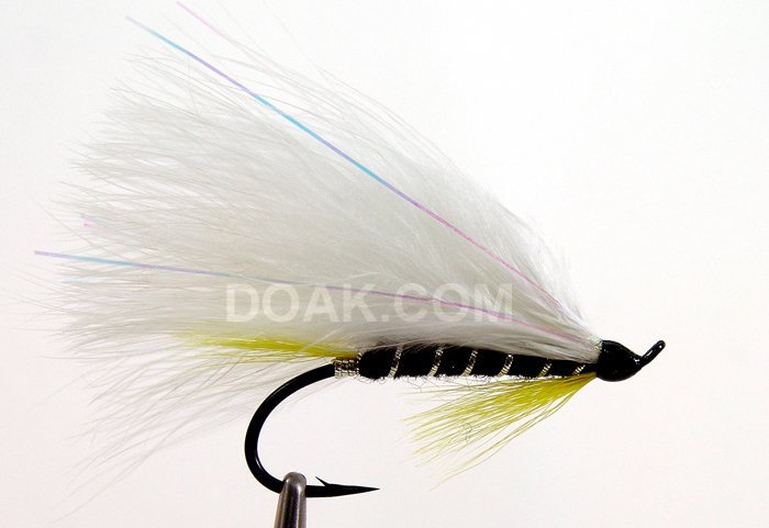 Marabou Black Ghost Spring Streamer - Size #2/0 Single